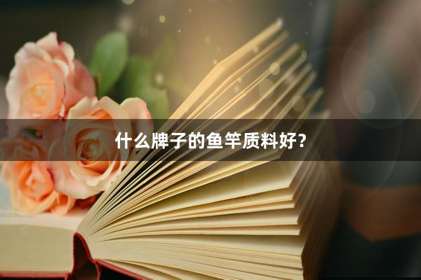 什么牌子的鱼竿质料好？